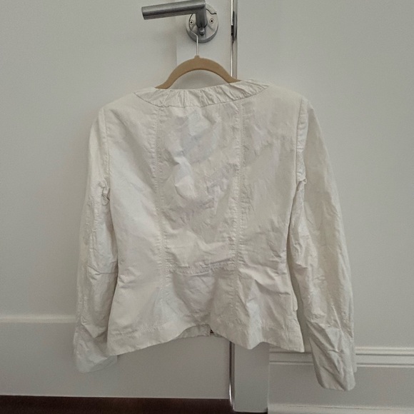 Elie Tahari White Jacket Size Small - Picture 3 of 5